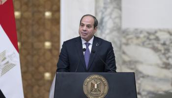 الرئيس المصري عبد الفتاح السيسي (الأناضول)