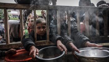 الجوع في غزة (محمد عبد/فرانس برس)