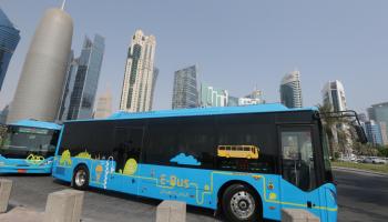حافلات كهربائية في قطر