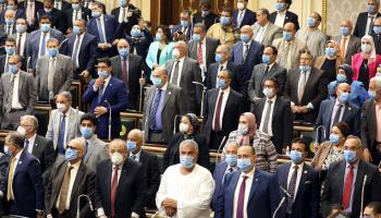البرلمان المصري يوافق على التدخل في ليبيا (فرانس برس)