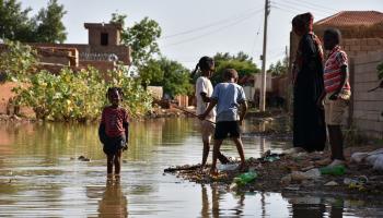 أمطار السودان وفيضان النيل في سبتمبر 2020- الأناضول
