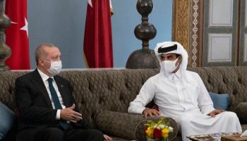 أمير قطر مع أردوغان (قنا)