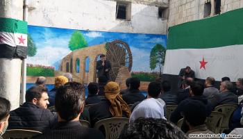 عرض فني في ذكرى مجزرة حماة - سورية (العربي الجديد)