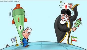 كاريكاتير ايران واسرائيل / حجاج