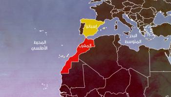 مقالات خريطتا المغرب وإسبانيا