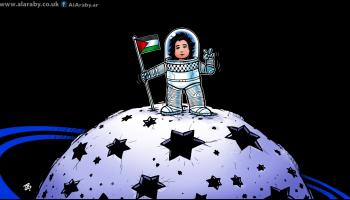 كاريكاتير قضية فلسطين / حجاج
