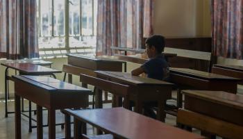 عودة إلى المدارس في لبنان (جوزيف عيد/ فرانس برس)