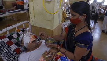 مرض الفطر الأسود في الهند 2 (أوما شانكار ميشرا/ فرانس برس)