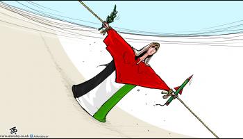 كاريكاتير الانقسام الفلسطيني / حجاج