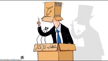 كاريكاتير انكار بشار / حجاج