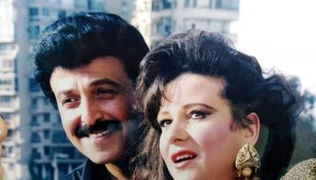 تزوّجت دلال عبد العزيز سمير غانم عام 1984 (عن فيسبوك)