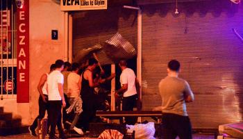 اعتداءات على ممتلكات السوريين في أنقرة (فرانس برس)