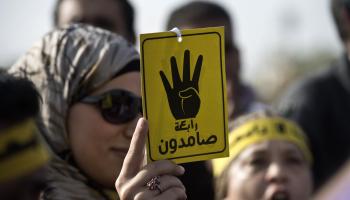 عقب مذبحة رابعة عام 2013 (خالد دسوقي/ فرانس برس)
