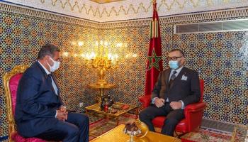 سياسة/محمد السادس يستقبل أخنوش/(وكالة المغرب العربي للأنباء)
