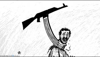 كاريكاتير فوضى السلاح / حجاج