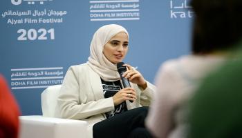 منى الكرد مهرجان أجيال- مؤسسة الدوحة للأفلام