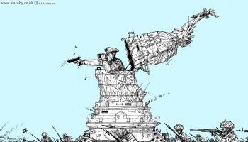 كاريكاتير حكم العسكر / حجاج