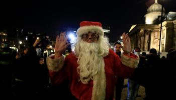 اعتقال بابا نويل - الأناضول