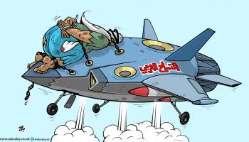 كاريكاتير التسلح العربي / حجاج