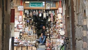 بائع سوري في دمشق (لؤي بشارة/ فرانس برس)