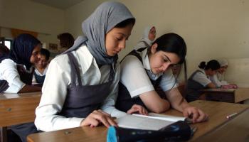 لم يتسلم طلاب العراق كامل الكتب المدرسية (ماركو ديلاورو/Getty)
