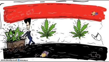 كاريكاتير مخدرات الاسد / اماني