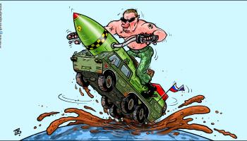 كاريكاتير بوتين النووي / حجاج