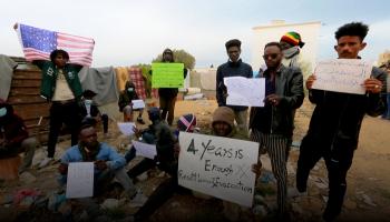 تونس: لاجئون في اعتصام مفتوح يتّهمون المنظمات بالتقصير