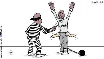 كاريكاتير انقلاب السودان / عبيد