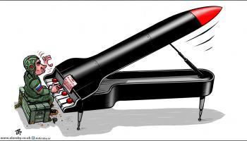 كاريكاتير بيانو بوتين / حجاج