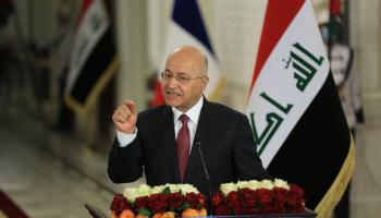 برهم صالح يبقى مرشحاً لولاية جديدة (مرتضى السوداني/الأناضول)
