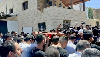 جنازة الشهيد الفلسطيني شأس كممجي 2 (العربي الجديد)