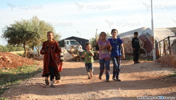 نازحون سوريون في مخيم في الشمال السوري 3 (عامر السيد علي)