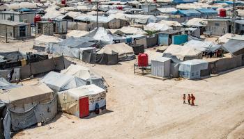 مخيم الهول في شمال شرق سورية (دليل سليمان/ فرانس برس)