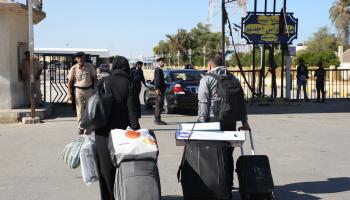 المعبر الحدودي بين ليبيا وتونس (محمود تركية/ فرانس برس)