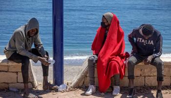 مهاجرون أفارقة في المغرب (فاضل سنّا/ فرانس برس)