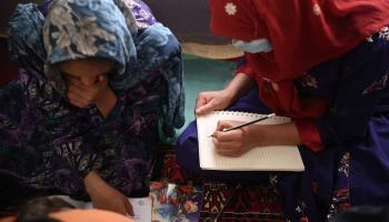 مدارس سرية للفتيات في أفغانستان 4 (دانيال ليل/ فرانس برس)