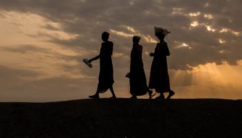 نساء في جنوب السودان (ستيفاني غلينسكي/ فرانس برس)