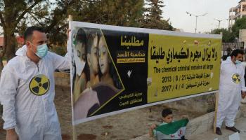 وقفات احتجاجية في الشمال السوري تطالب بمحاسبة الأسد