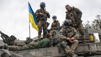 حقق الهجوم الأوكراني المضاد تقدمًا كبيرًا في شرق أوكرانيا (Getty)