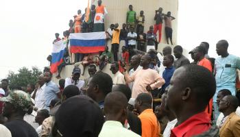 مظاهرات النيجر ضد الوجود الفرنسي (فرانس برس)