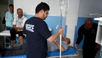 قسم طوارئ في مستشفى في تونس (فتحي بلعيد/ فرانس برس)