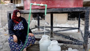 معاناة الحصول على الماء في الحسكة (العربي الجديد)