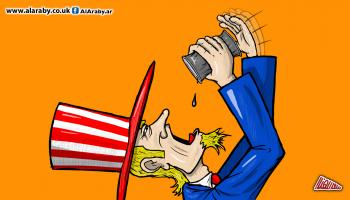 كاريكاتير اميركا والنفط / المهندي 