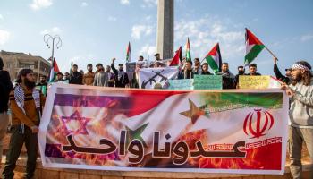 فلسطينيون وسوريون من إدلب يناصرون بوقفة أهالي الضفة (العربي الجديد)