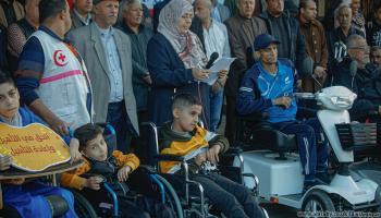 تضامن مع ذوي الإعاقة في غزة (العربي الجديد)