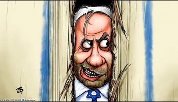 كاريكاتير عودة نتنياهو / حجاج