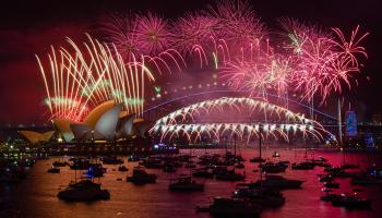 احتفالات رأس السنة في سيدني أستراليا (الأناضول)