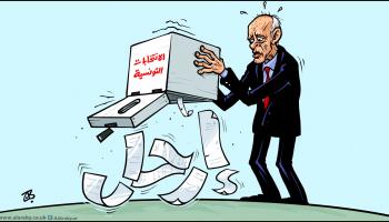 كاريكاتير قيس سعيد والانتخابات التونسية / حجاج