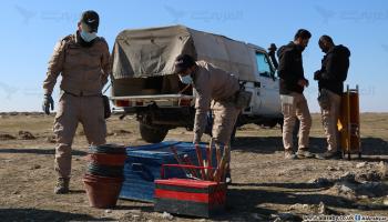 فريق متخصص يبدأ عمليات نزع الألغام بدير الزور (العربي الجديد)